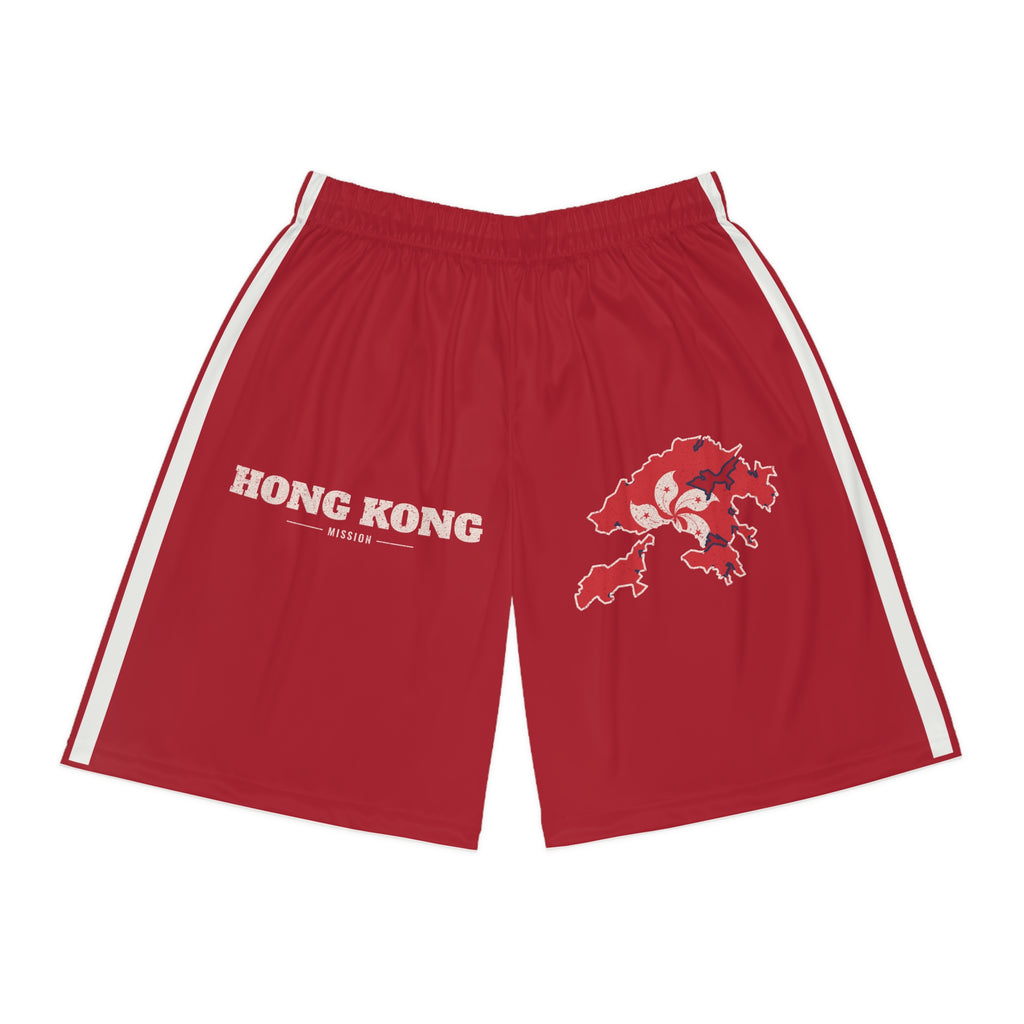 China Hong Kong Mission Basketball Shorts, front view