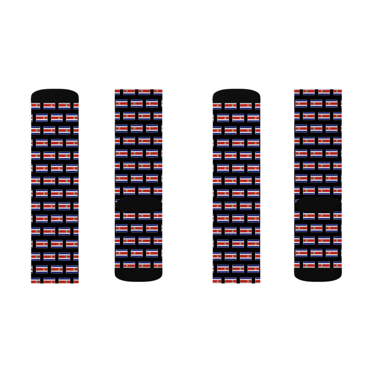 Costa Rica Mission Flag Socks