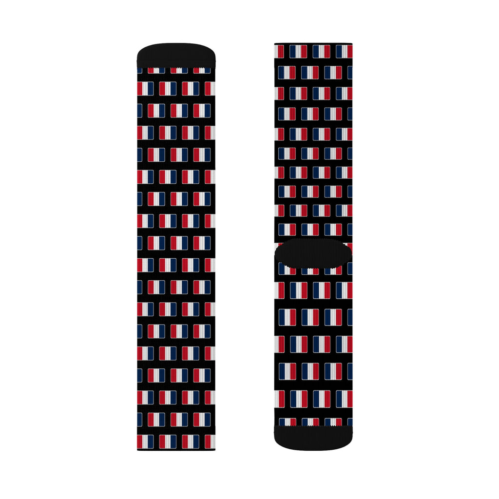France Mission Flag Socks