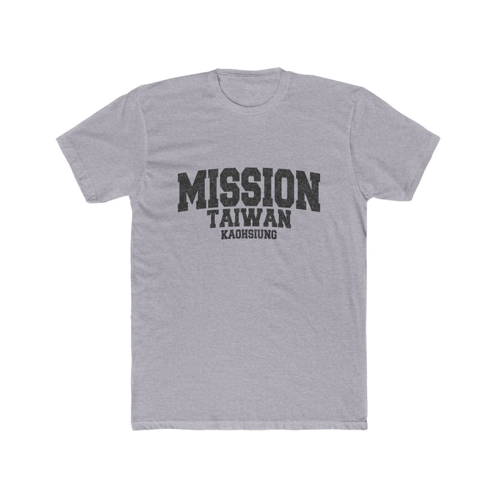 Taiwan Kaohsiung Mission T-Shirt in Heather Grey, front view