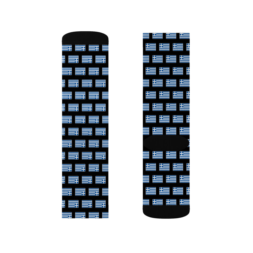 Greece Mission Flag Socks