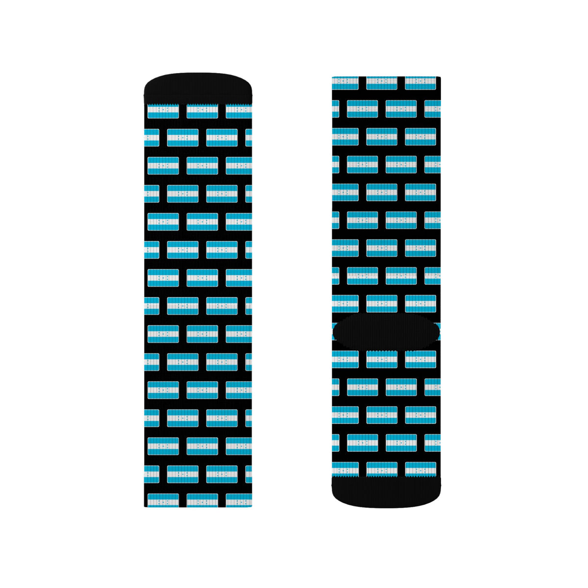 Honduras Mission Flag Socks