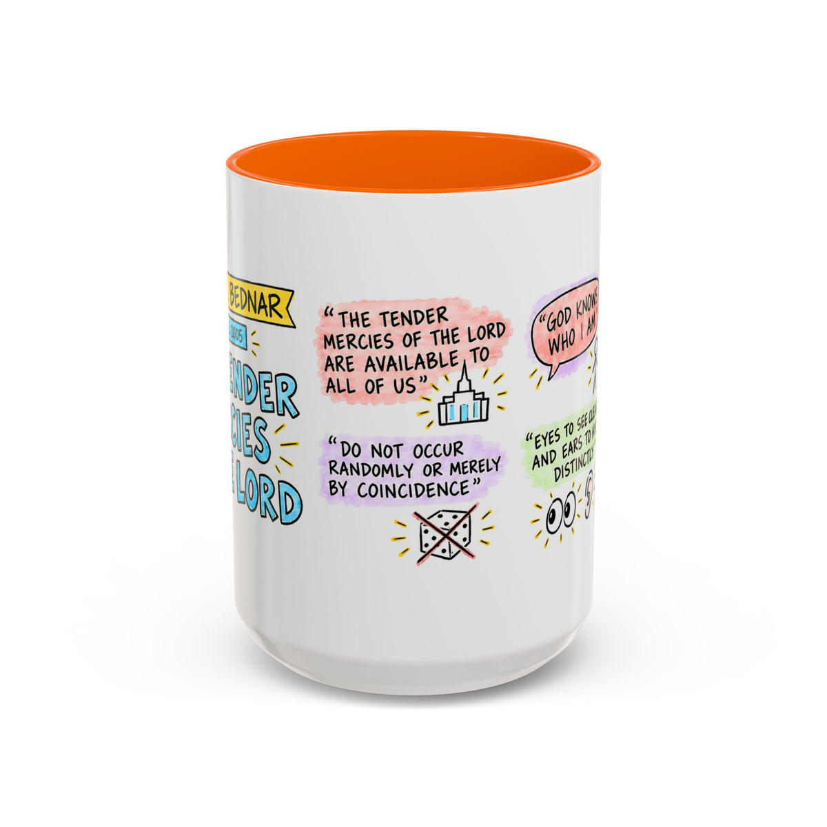 The Tender Mercies of the Lord Sketch Note Mug — David A. Bednar