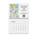 2027 Sketch Note Wall Calendar — Twelve General Conference Talks (White)