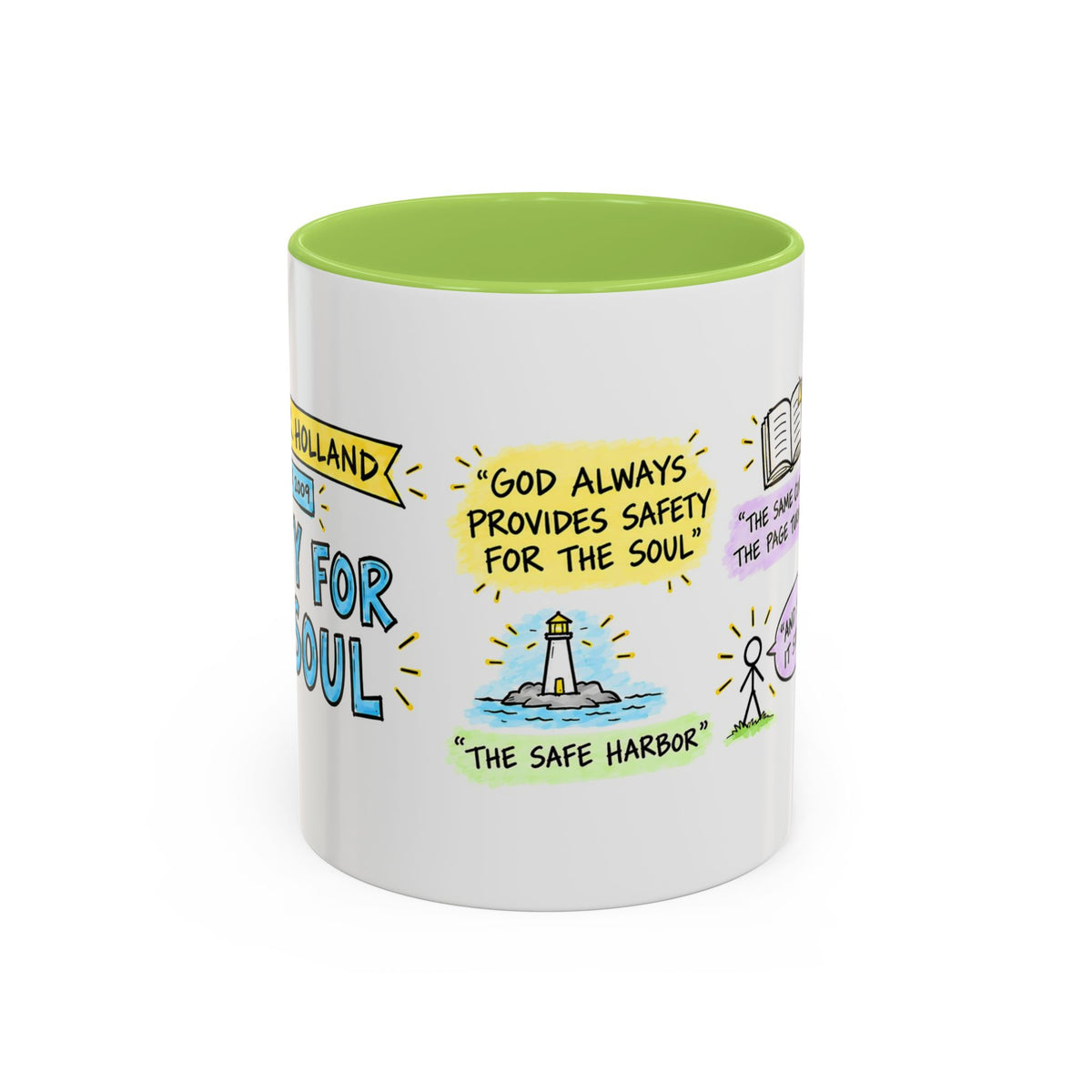Safety for the Soul Sketch Note Mug — Jeffrey R. Holland