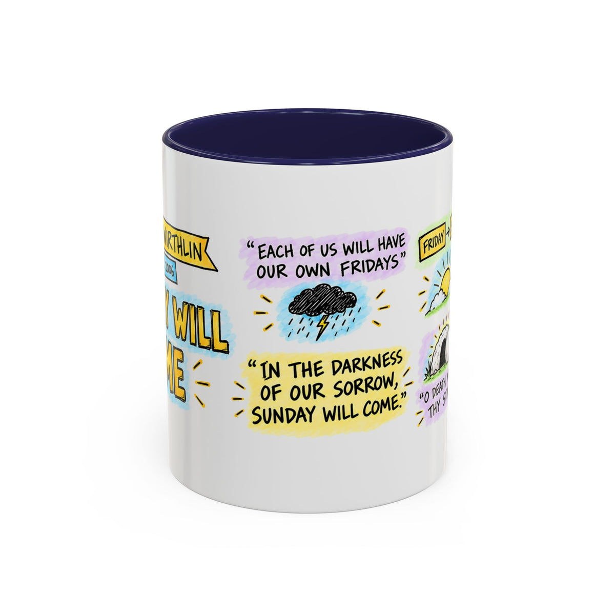 Sunday Will Come Sketch Note Mug — Joseph B. Wirthlin