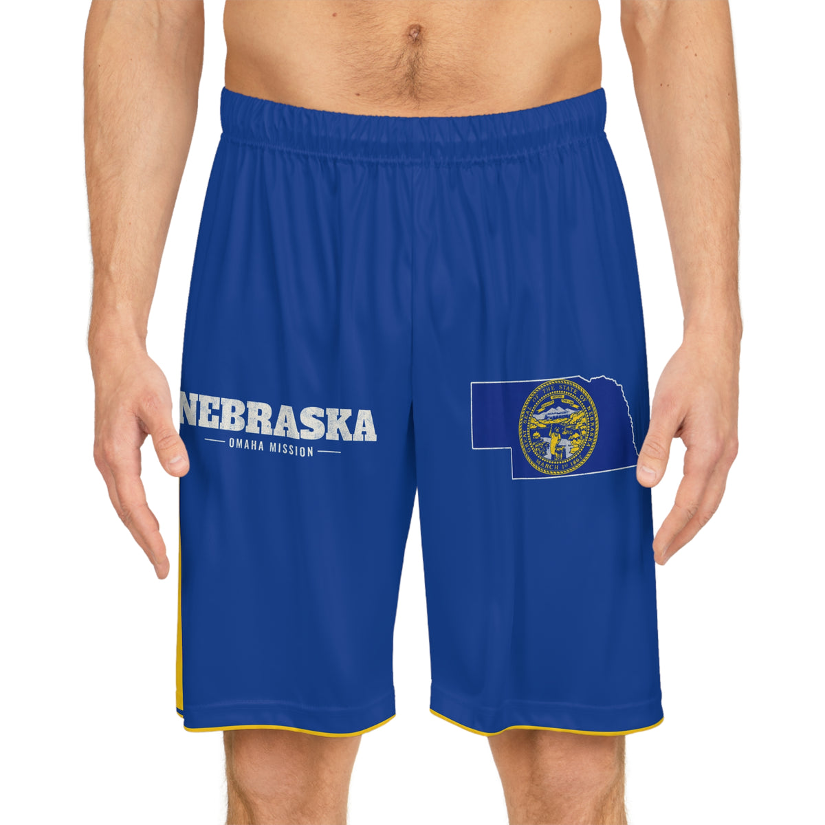 Nebraska Omaha Mission Basketball Shorts