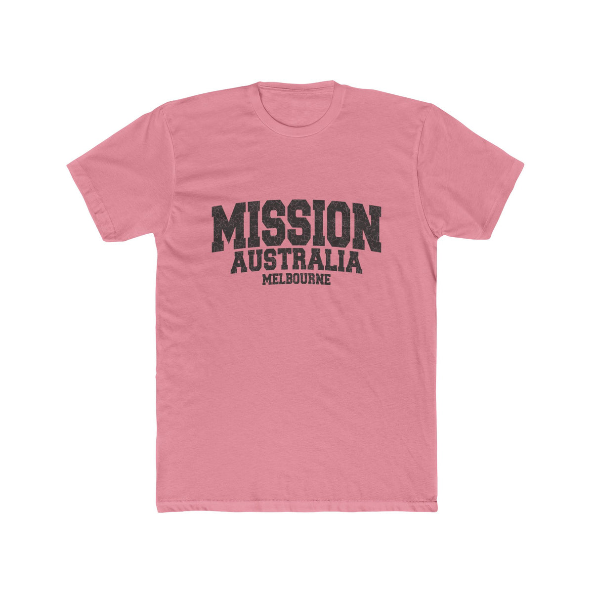 Australia Melbourne Mission T-Shirt in Solid Light Pink, front view