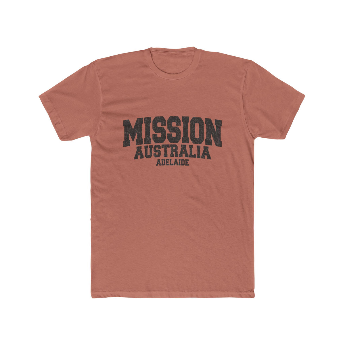 Australia Adelaide Mission T-Shirt in Solid Desert Pink, front view