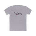 Indonesia Jakarta Mission Heart Map shirt in Heather Grey: Indonesia outline with a red heart, front view