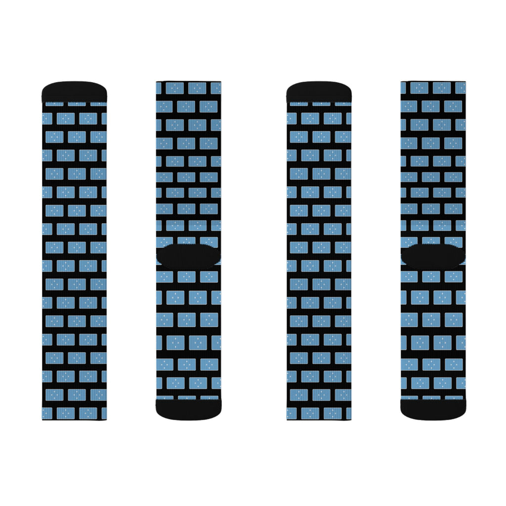 Micronesia Mission Flag Socks