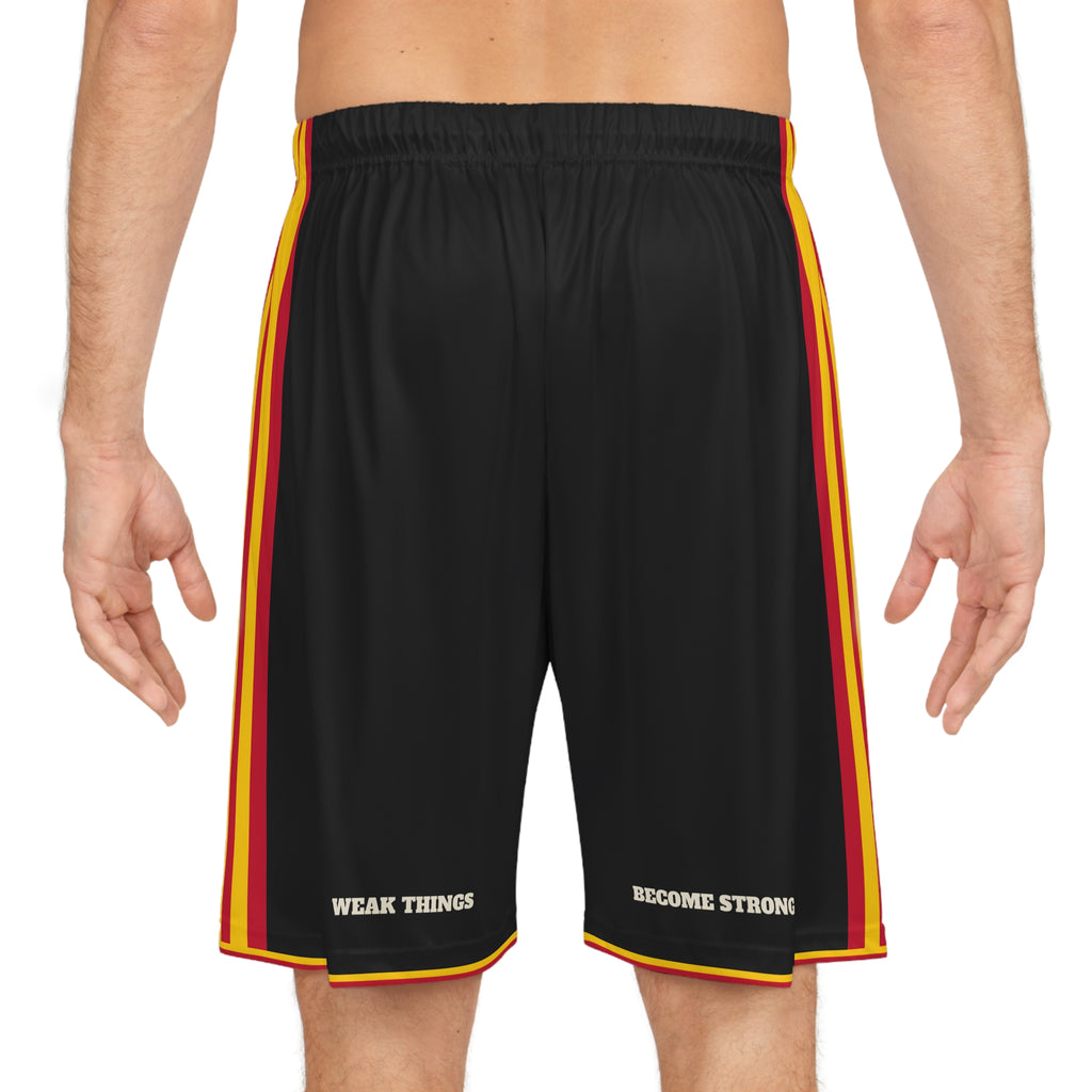 Zimbabwe Bulawayo Mission Basketball Shorts, worn, back view
