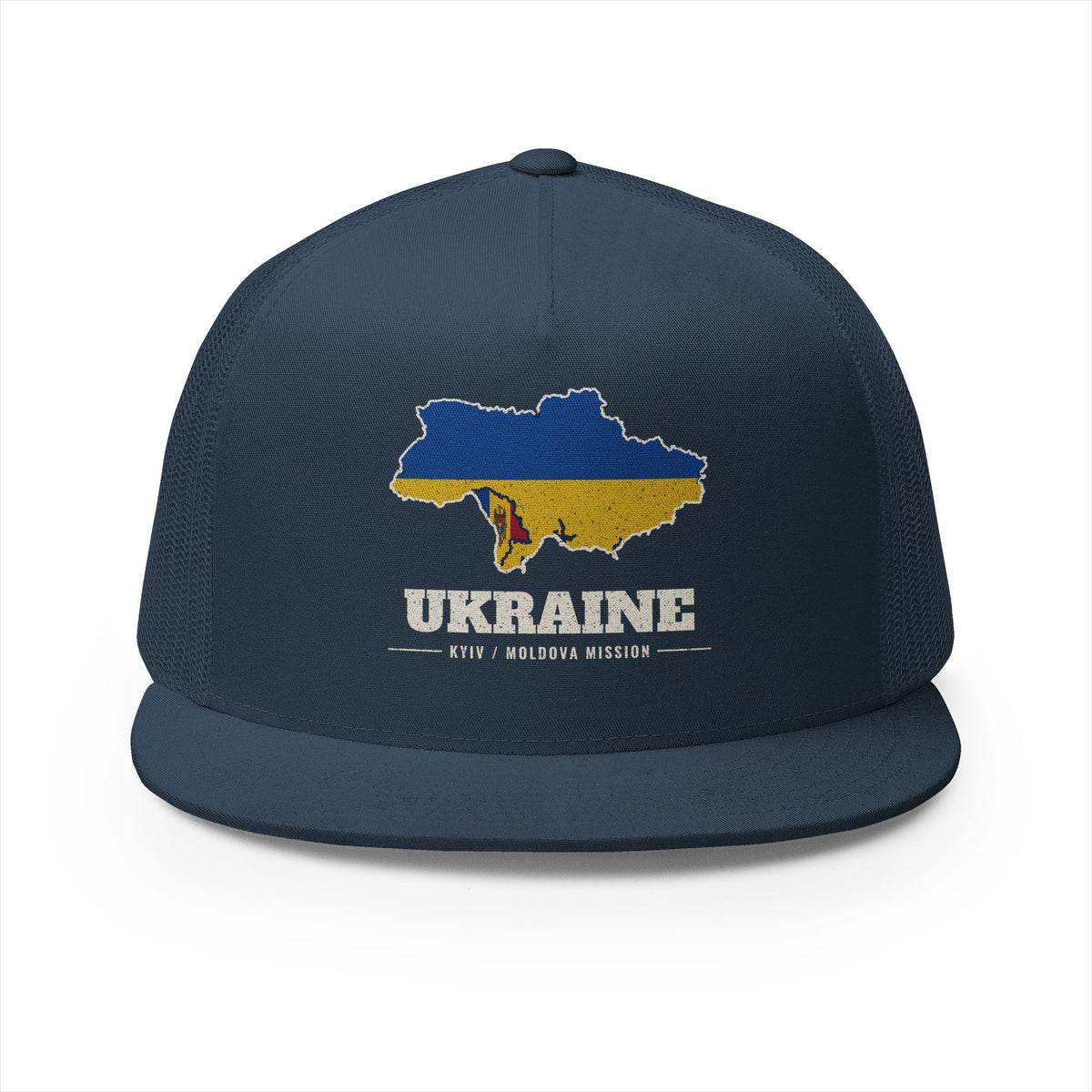Ukraine Kyiv/Moldova Mission Flag Map Trucker Hat
