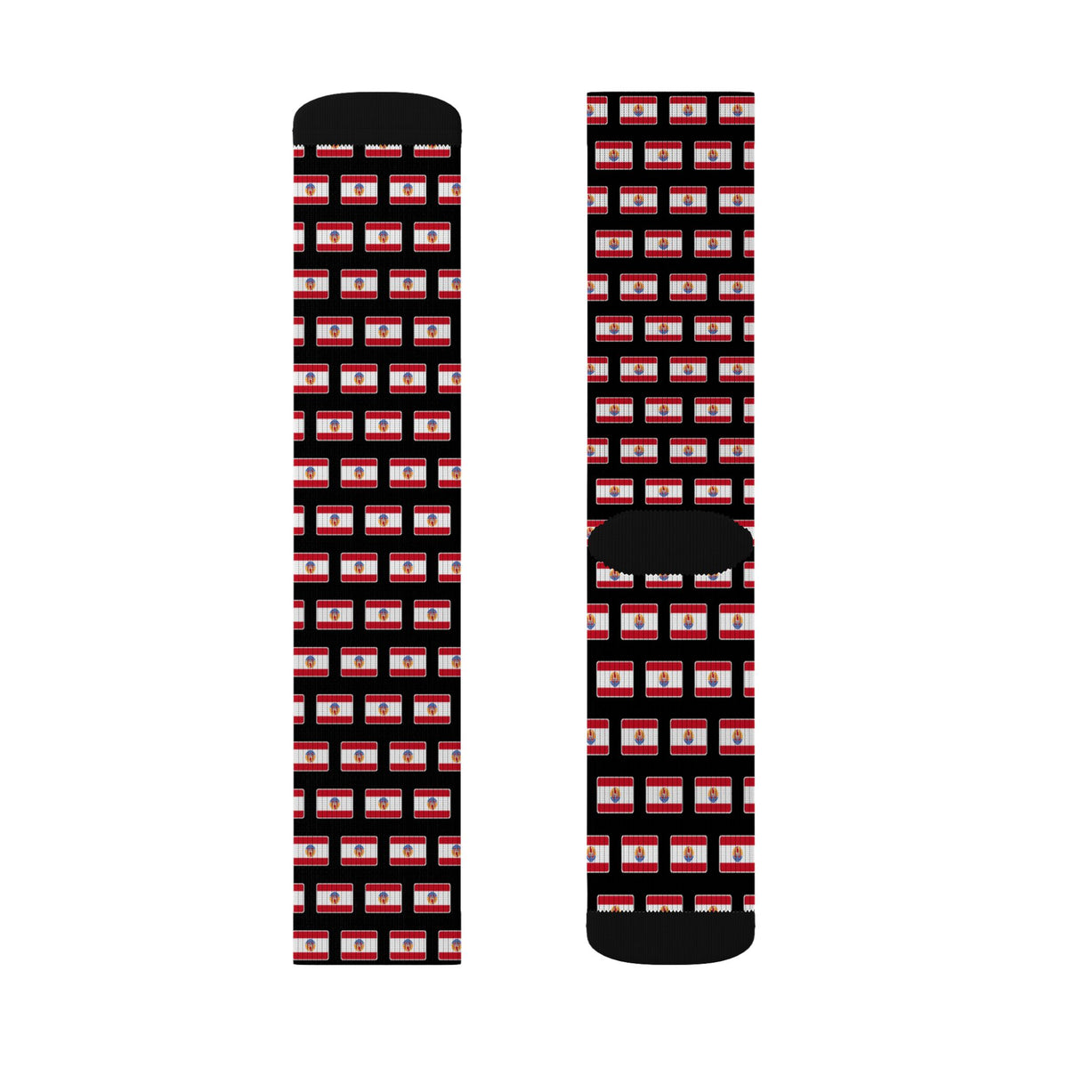 Tahiti Mission Flag Socks