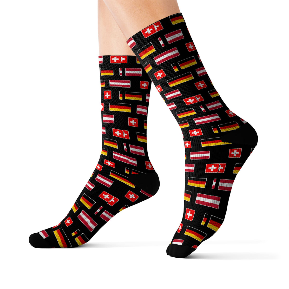 Alpine German-Speaking Mission Flag Socks