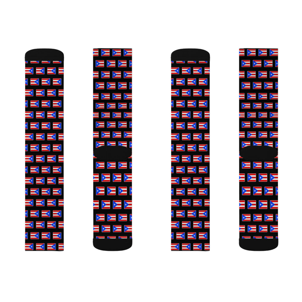 Puerto Rico Mission Flag Socks