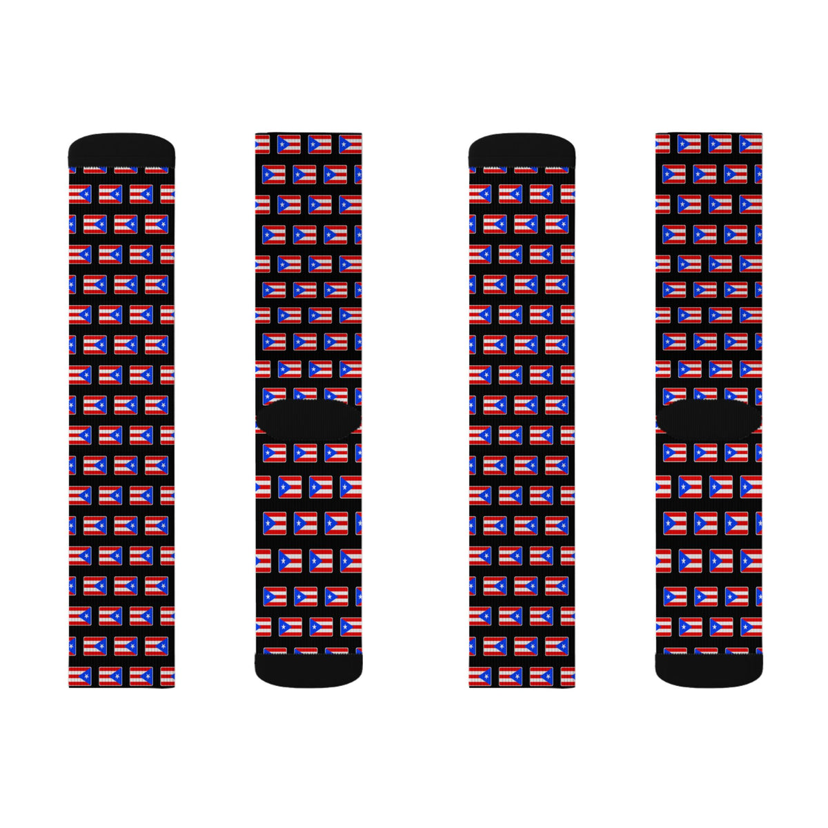 Puerto Rico Mission Flag Socks