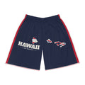 Hawaii Laie Mission Basketball Shorts, front view