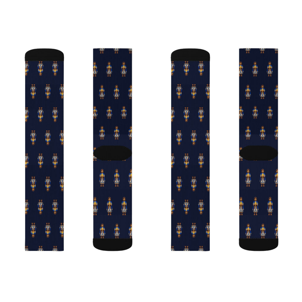 Brother of Jared Brick Chess crew socks by Weak Things view 2