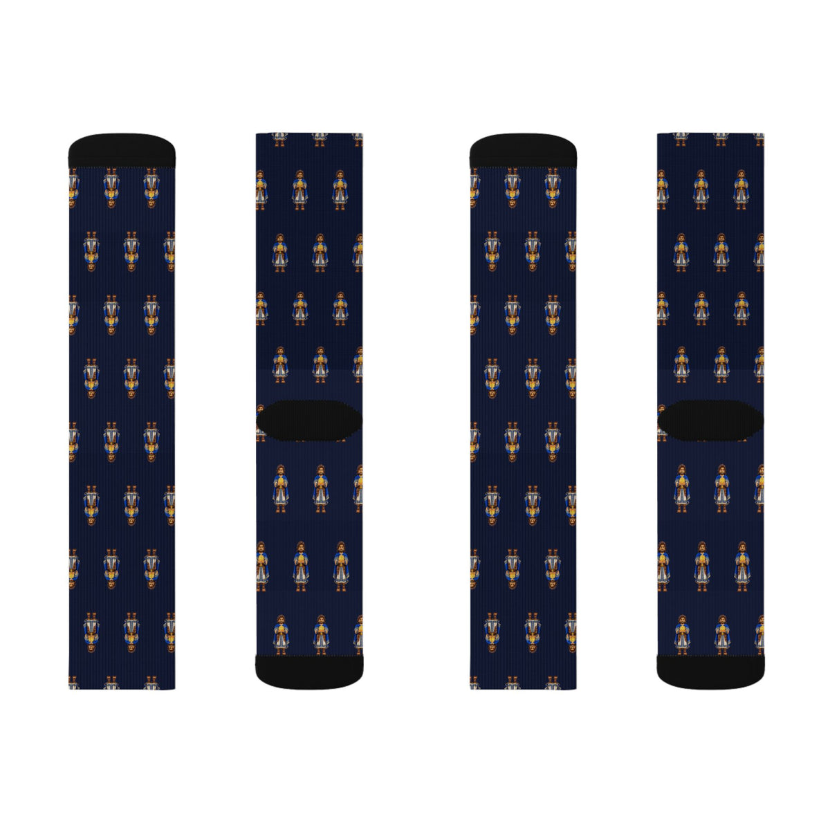Brother of Jared Brick Chess crew socks by Weak Things view 2