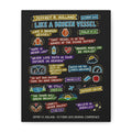 Like a Broken Vessel Sketch Note Canvas (Black) — Jeffrey R. Holland