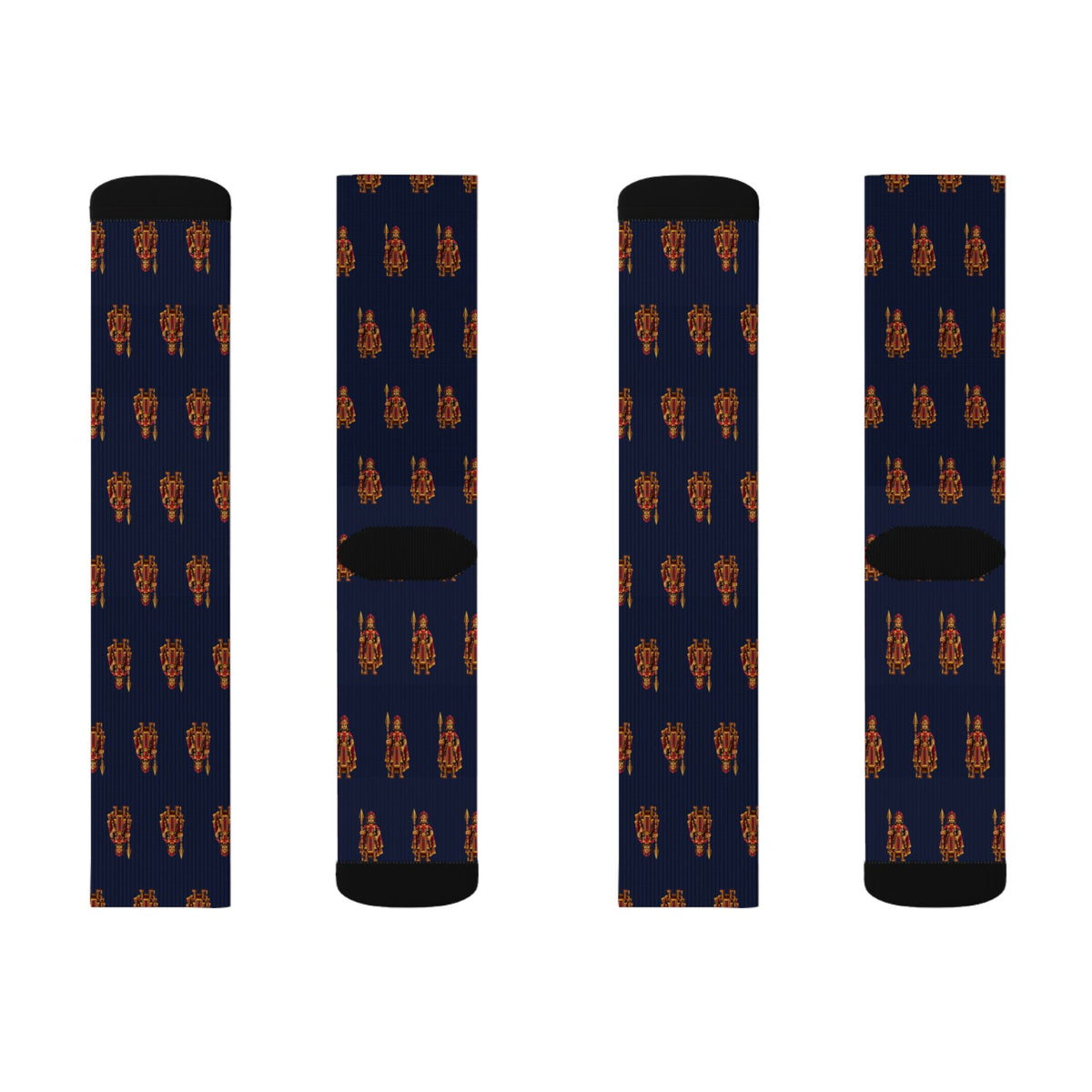 Giddianhi Brick Chess crew socks by Weak Things view 2