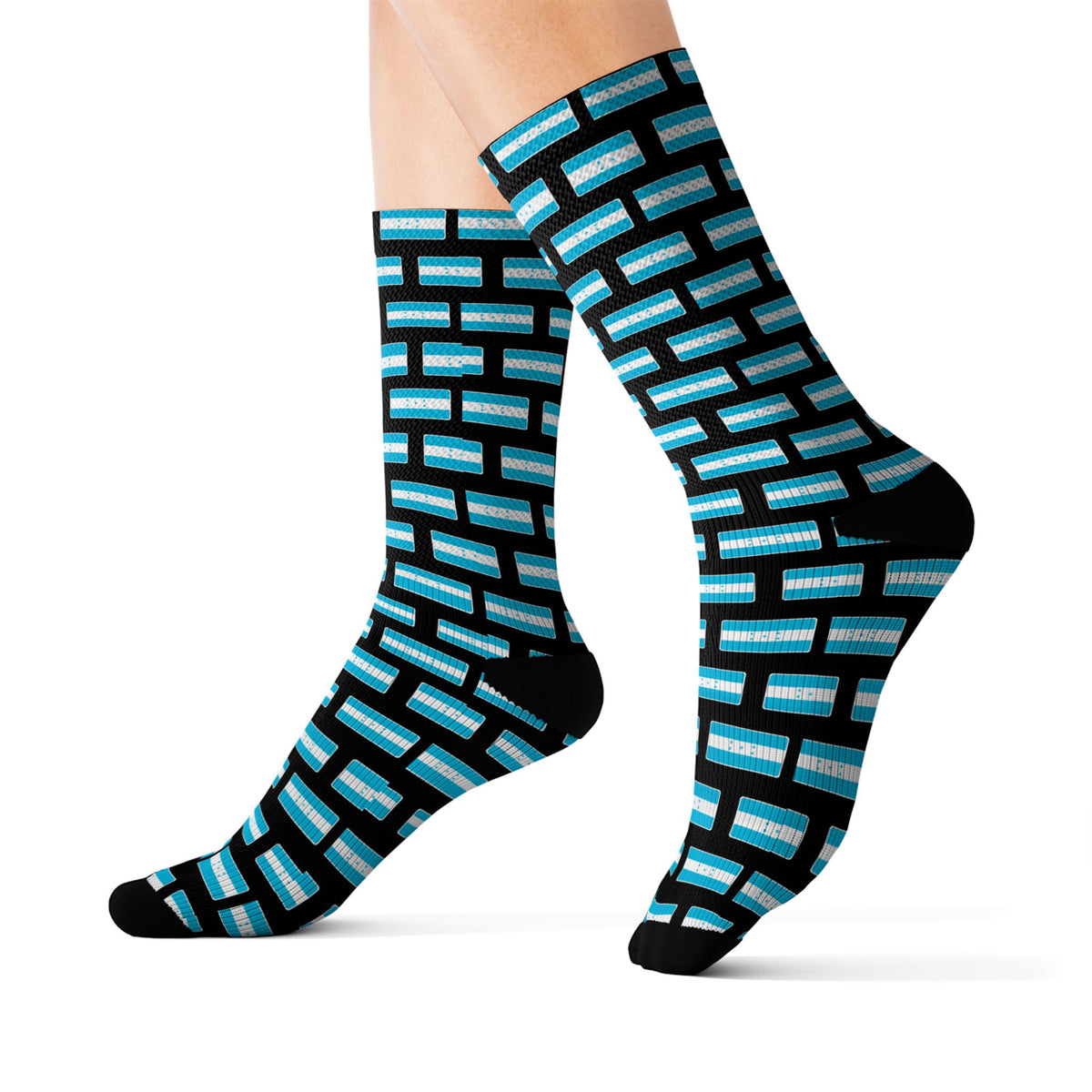 Honduras Mission Flag Socks