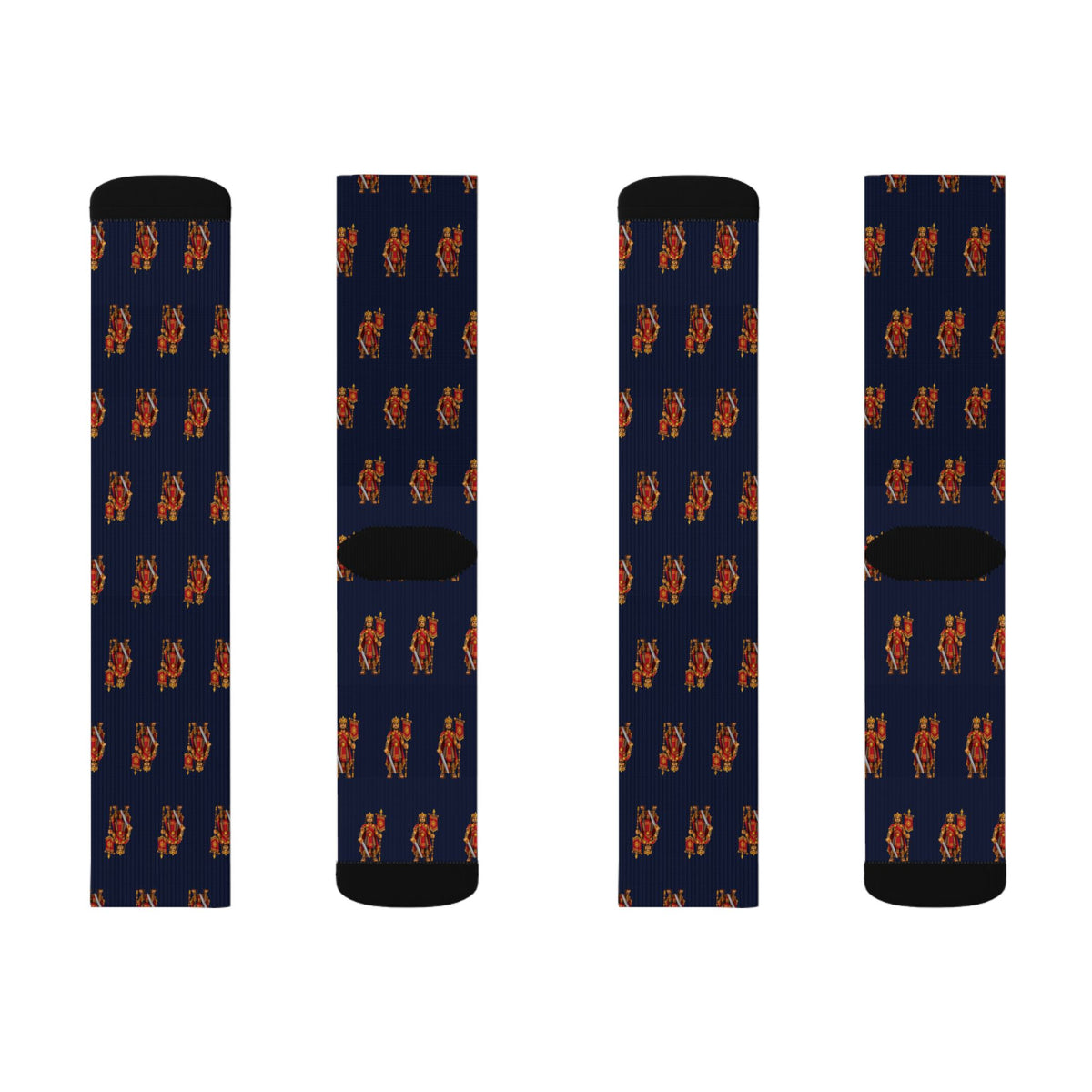 Amlici Brick Chess crew socks by Weak Things view 2