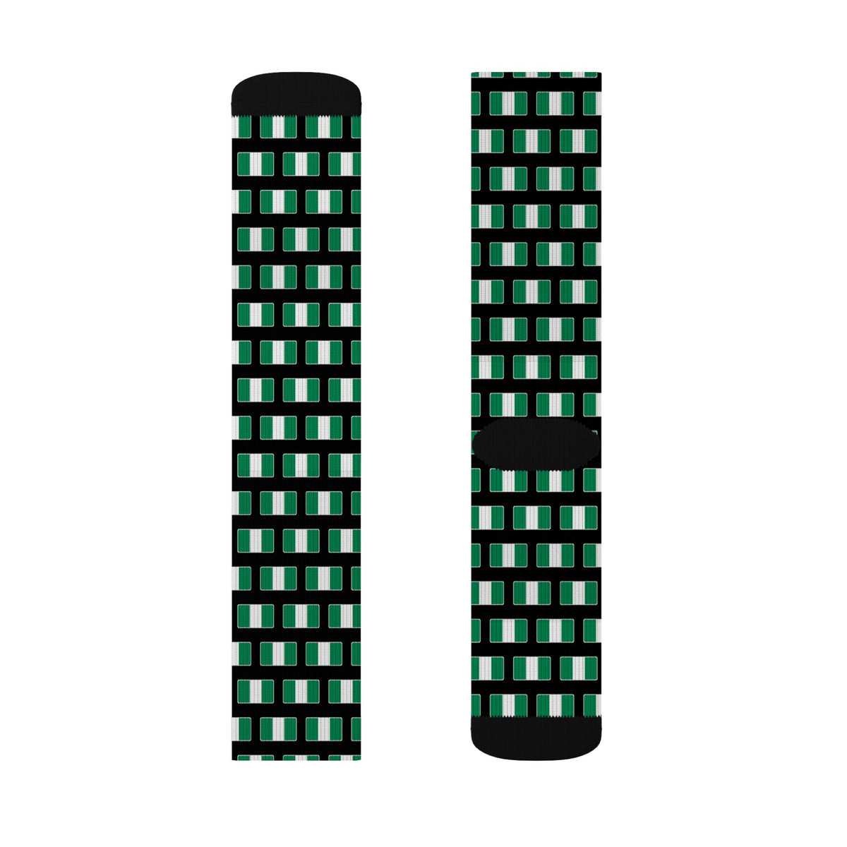 Nigeria Mission Flag Socks
