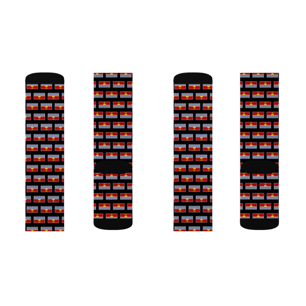 Kiribati Mission Flag Socks