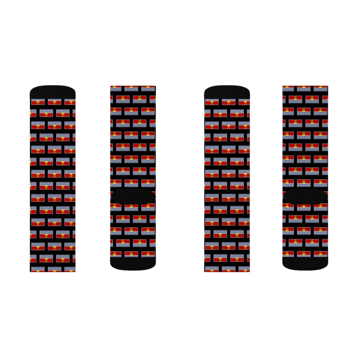 Kiribati Mission Flag Socks