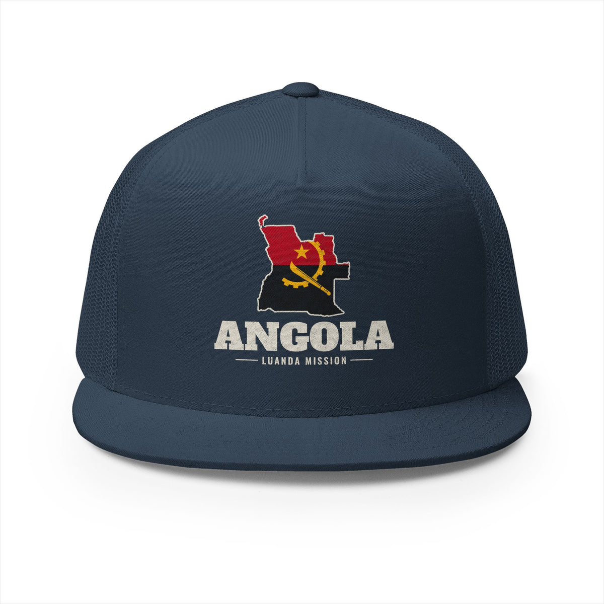 Angola Luanda Mission Flag Map Trucker Hat
