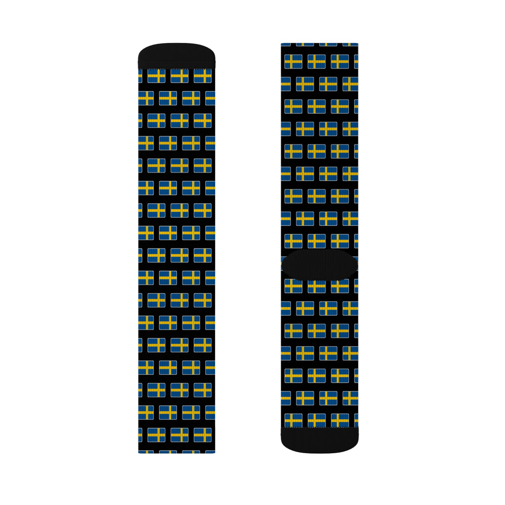 Sweden Mission Flag Socks