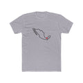 Mexico Villahermosa Mission Heart Map shirt in Heather Grey: Mexico outline with a red heart, front view