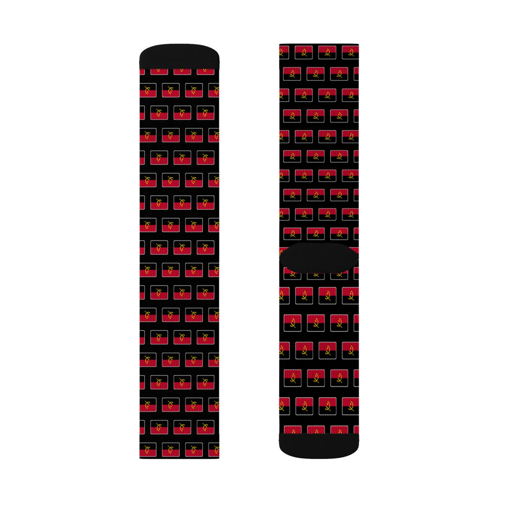 Angola Mission Flag Socks