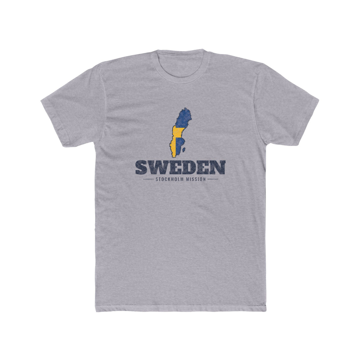 Sweden Stockholm Mission Flag Map Shirt