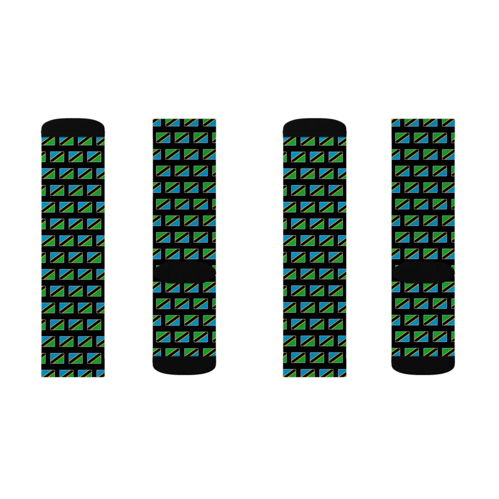 Tanzania Mission Flag Socks
