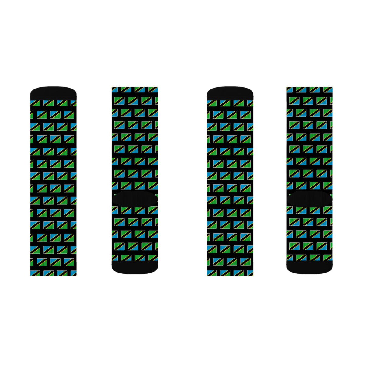 Tanzania Mission Flag Socks