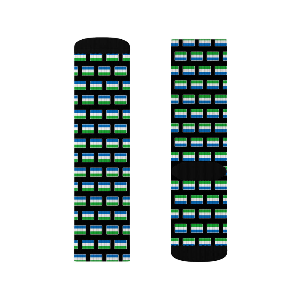 Sierra Leone Mission Flag Socks