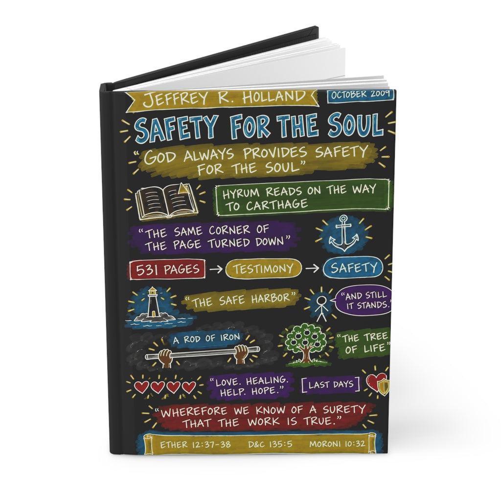 Safety for the Soul Sketch Note Journal — Jeffrey R. Holland