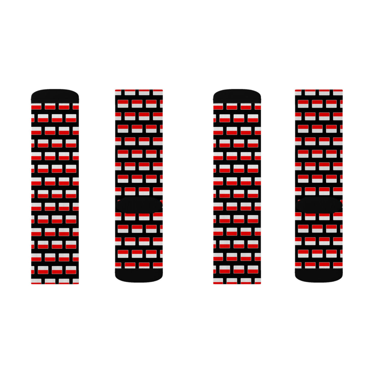 Indonesia Mission Flag Socks