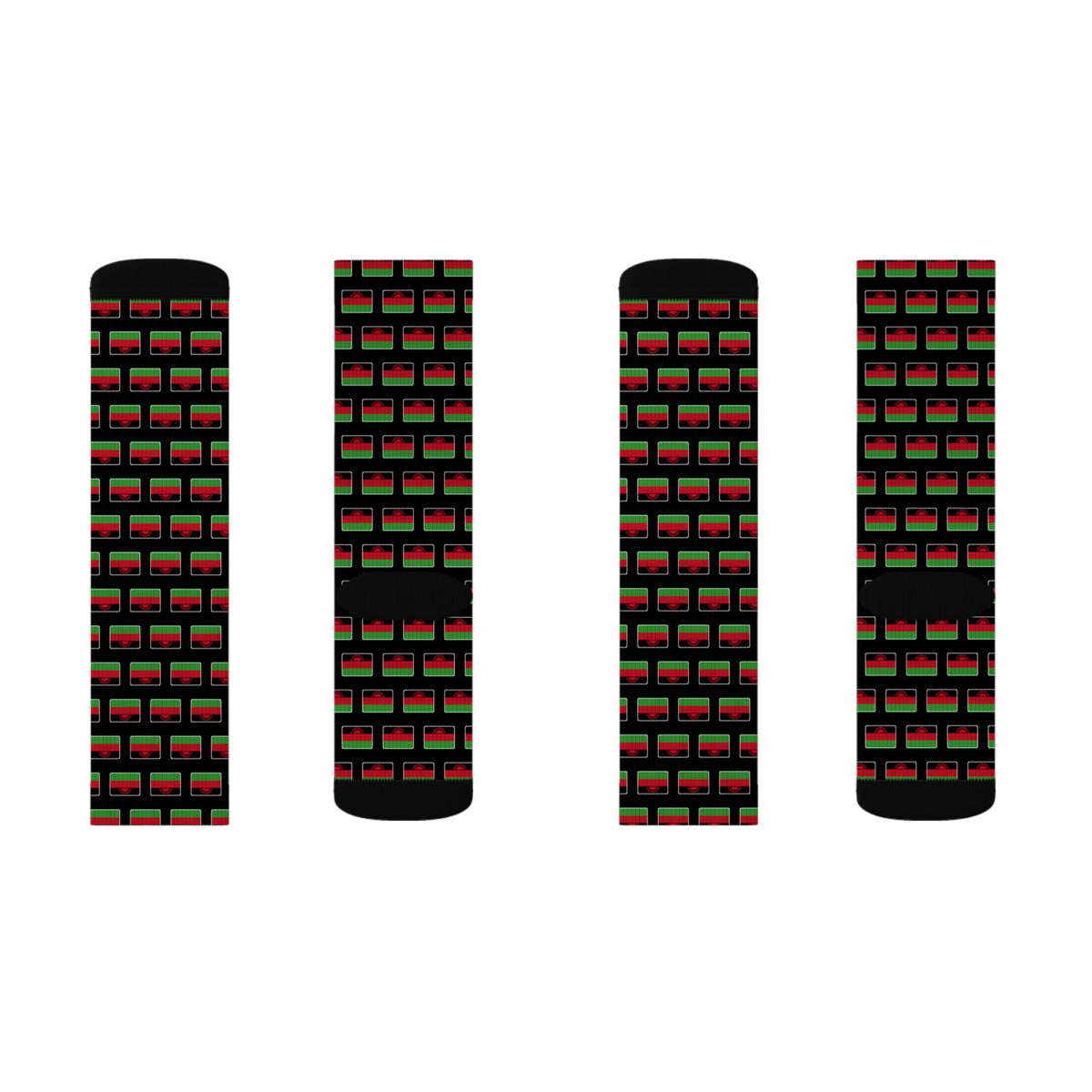 Malawi Mission Flag Socks
