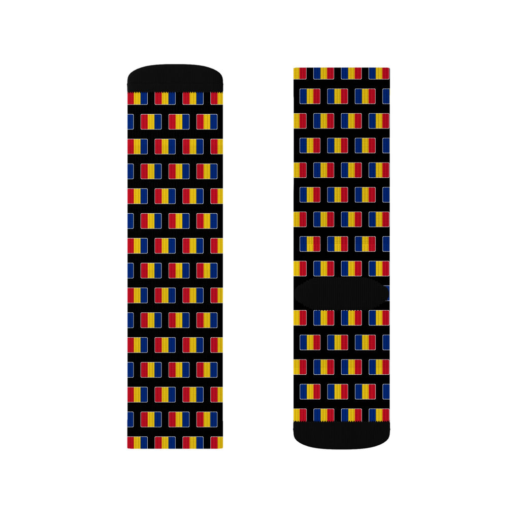Romania Mission Flag Socks