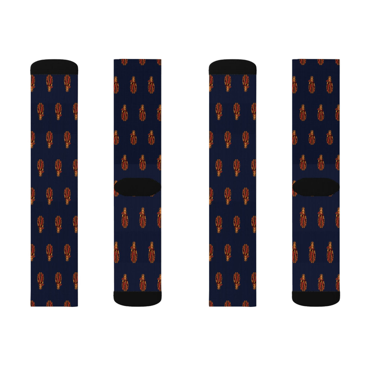 Daughter of Jared Brick Chess crew socks by Weak Things view 2