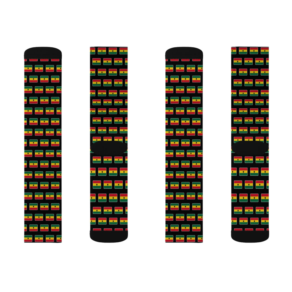 Ghana Mission Flag Socks