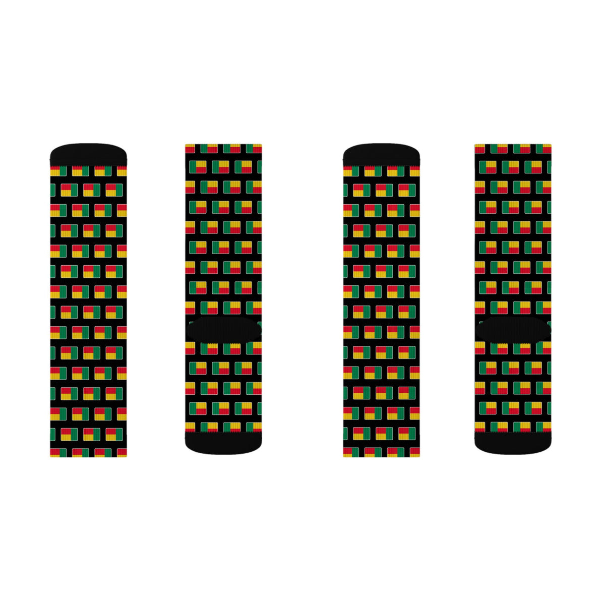 Benin Mission Flag Socks