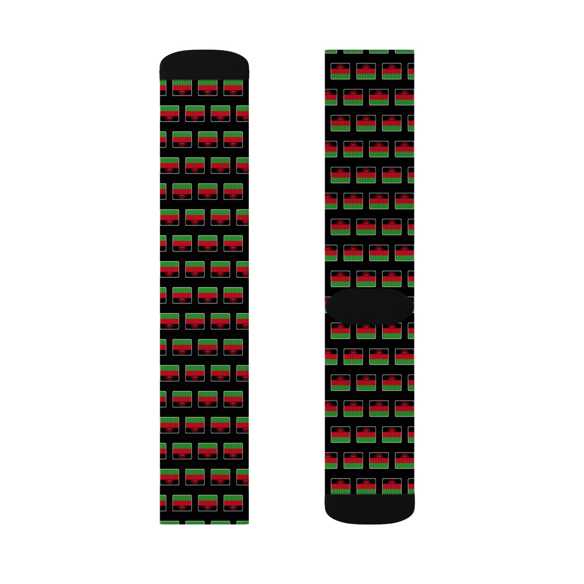 Malawi Mission Flag Socks