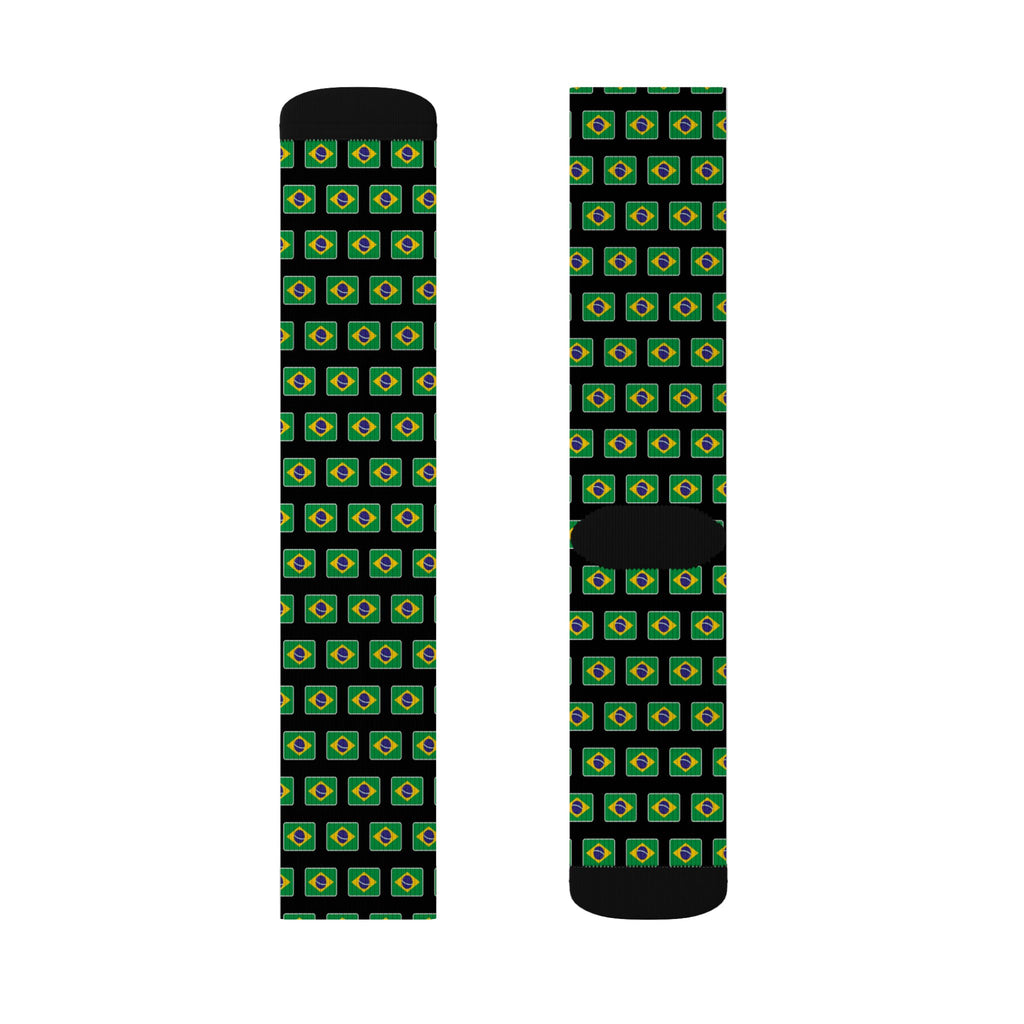 Brazil Curitiba Mission Flag Socks