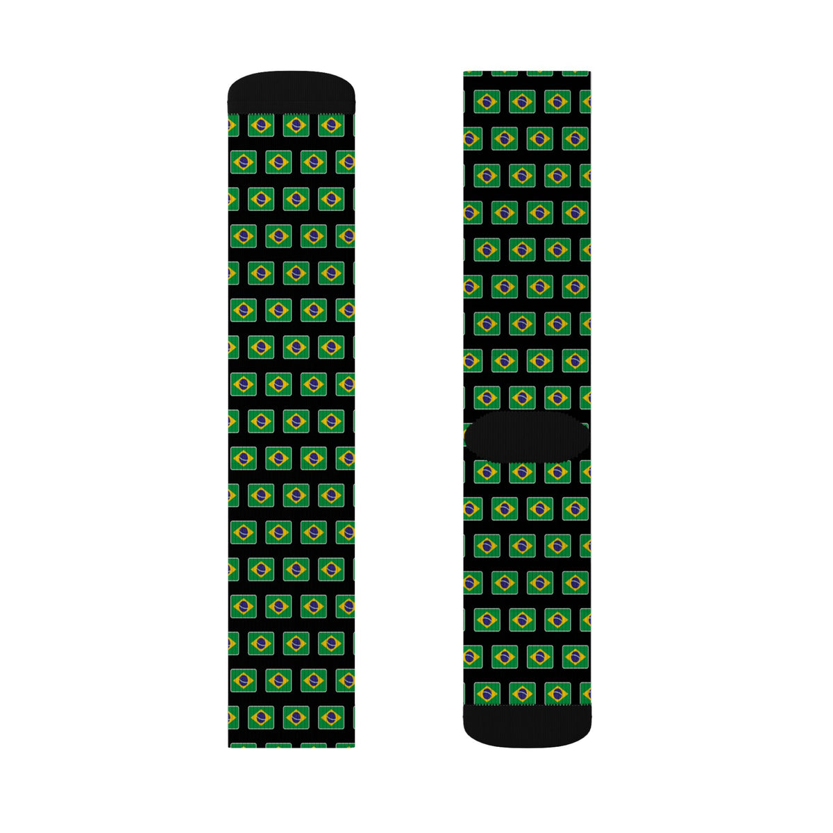 Brazil Curitiba Mission Flag Socks