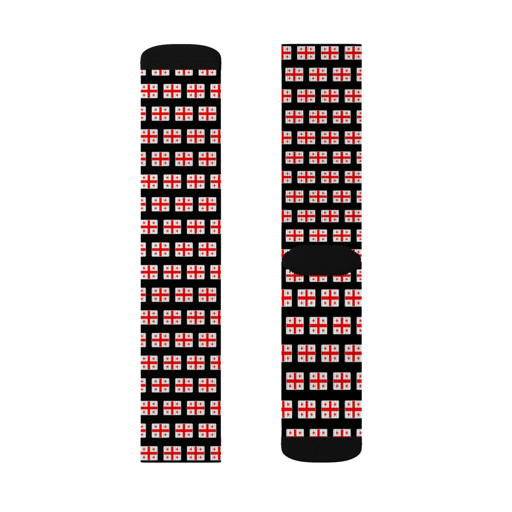 Georgia (Country) Mission Flag Socks